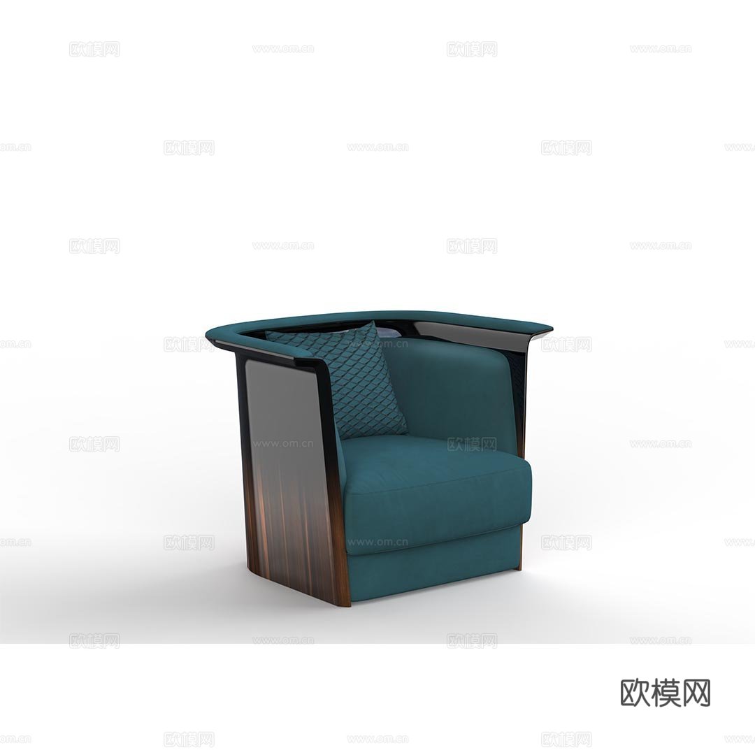 BENTLEY 意式单人沙发3d模型下载（渲染图3）