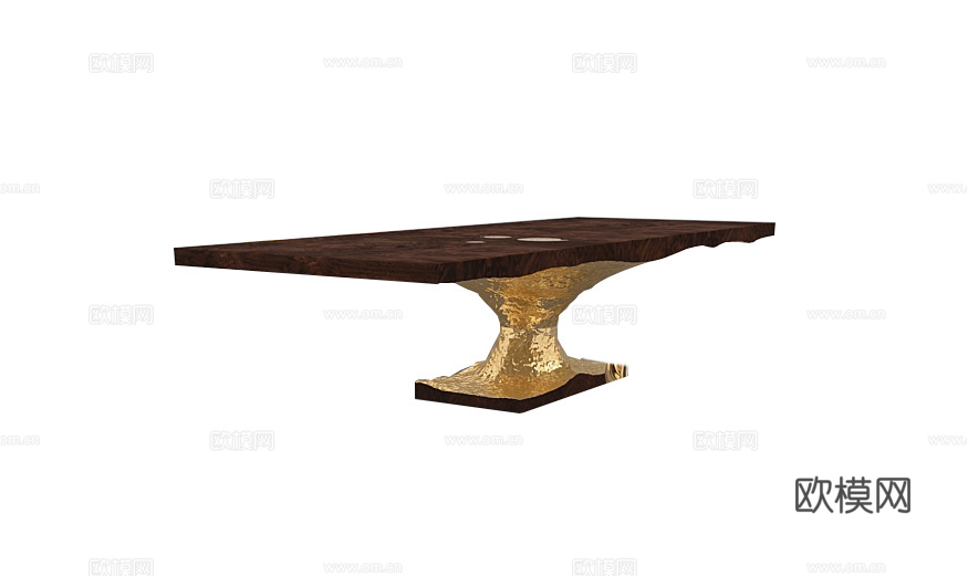 BOCA DOLOBO 意式餐桌3d模型下载（渲染图2）