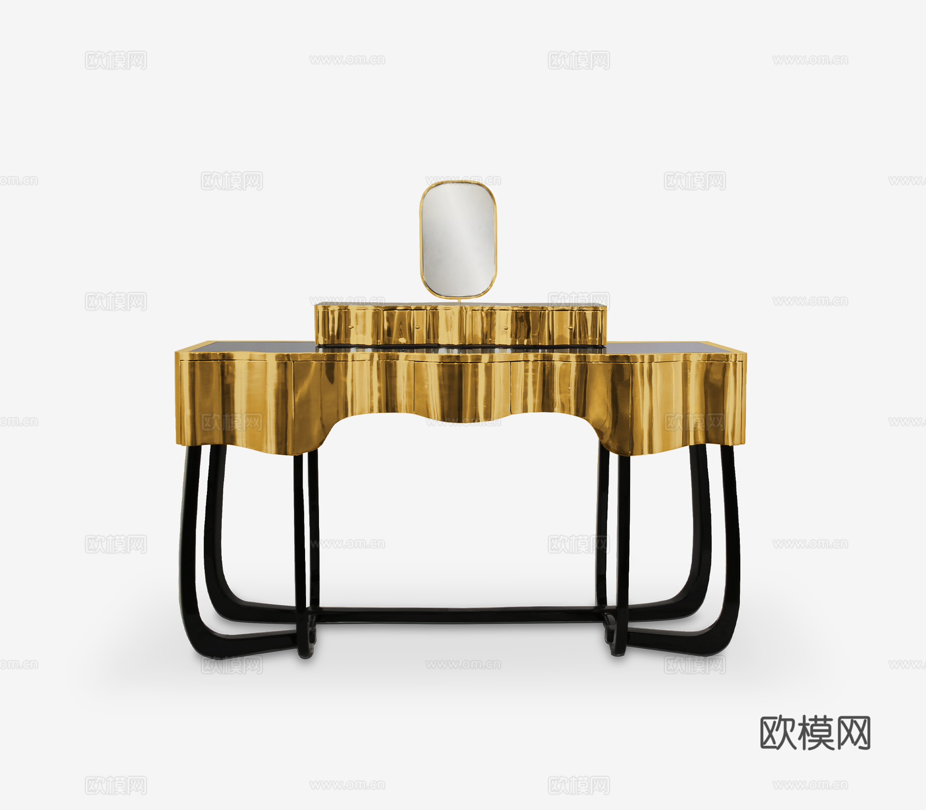 BOCA DOLOBO 意式梳妆台3d模型下载（渲染图1）