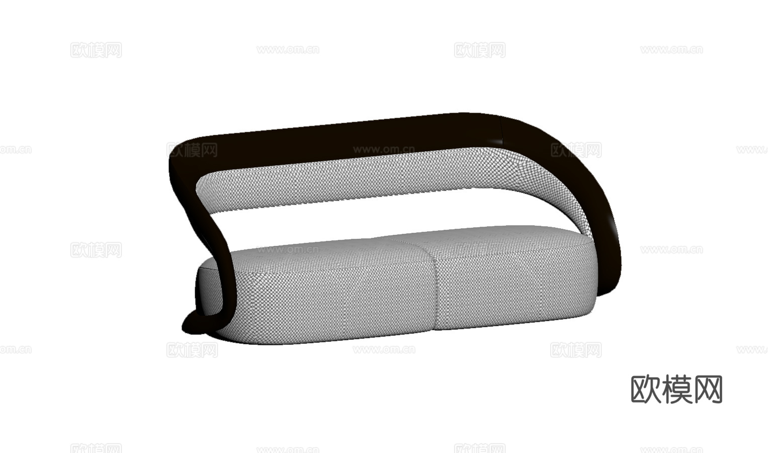 BENTLEY 意式双人沙发3d模型下载（渲染图3）
