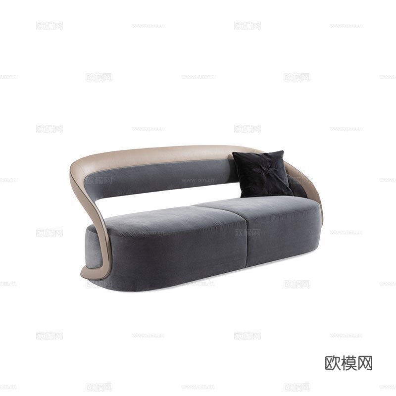 BENTLEY 意式双人沙发3d模型下载（渲染图1）