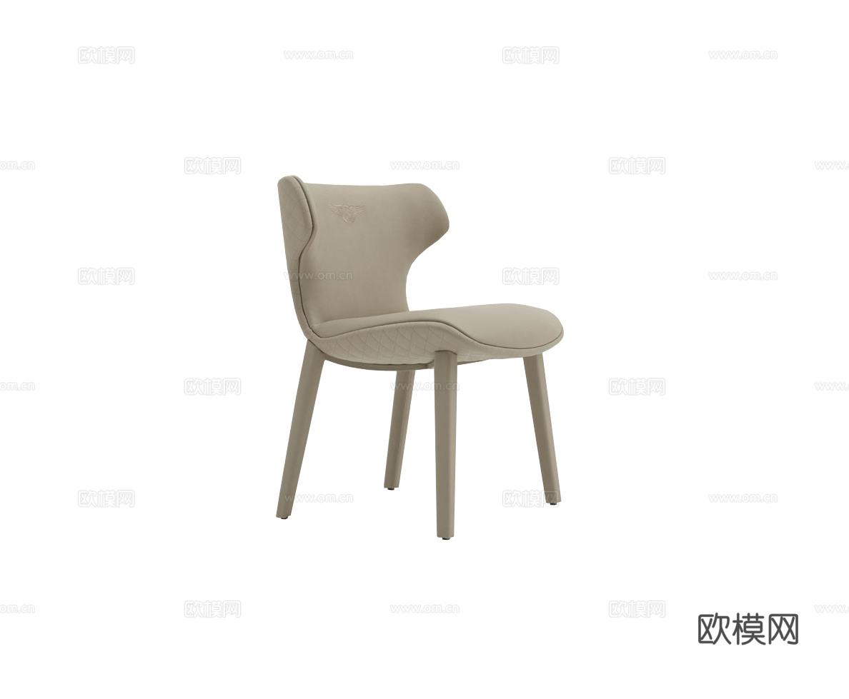 BENTLEY 意式餐椅3d模型下载（渲染图2）