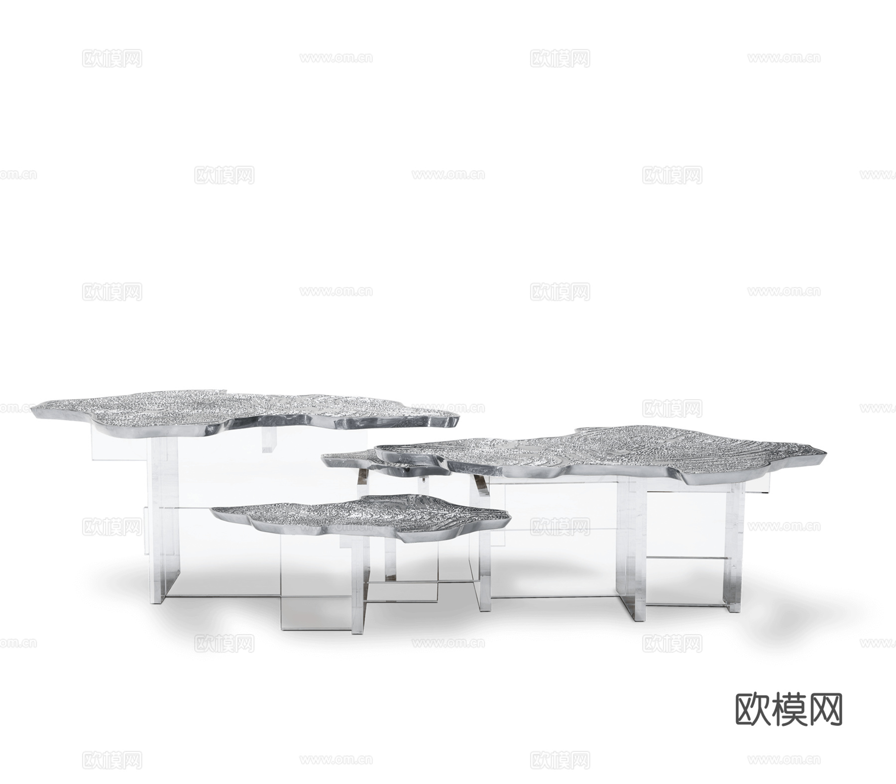 BOCA DOLOBO 意式组合茶几3d模型下载（渲染图1）