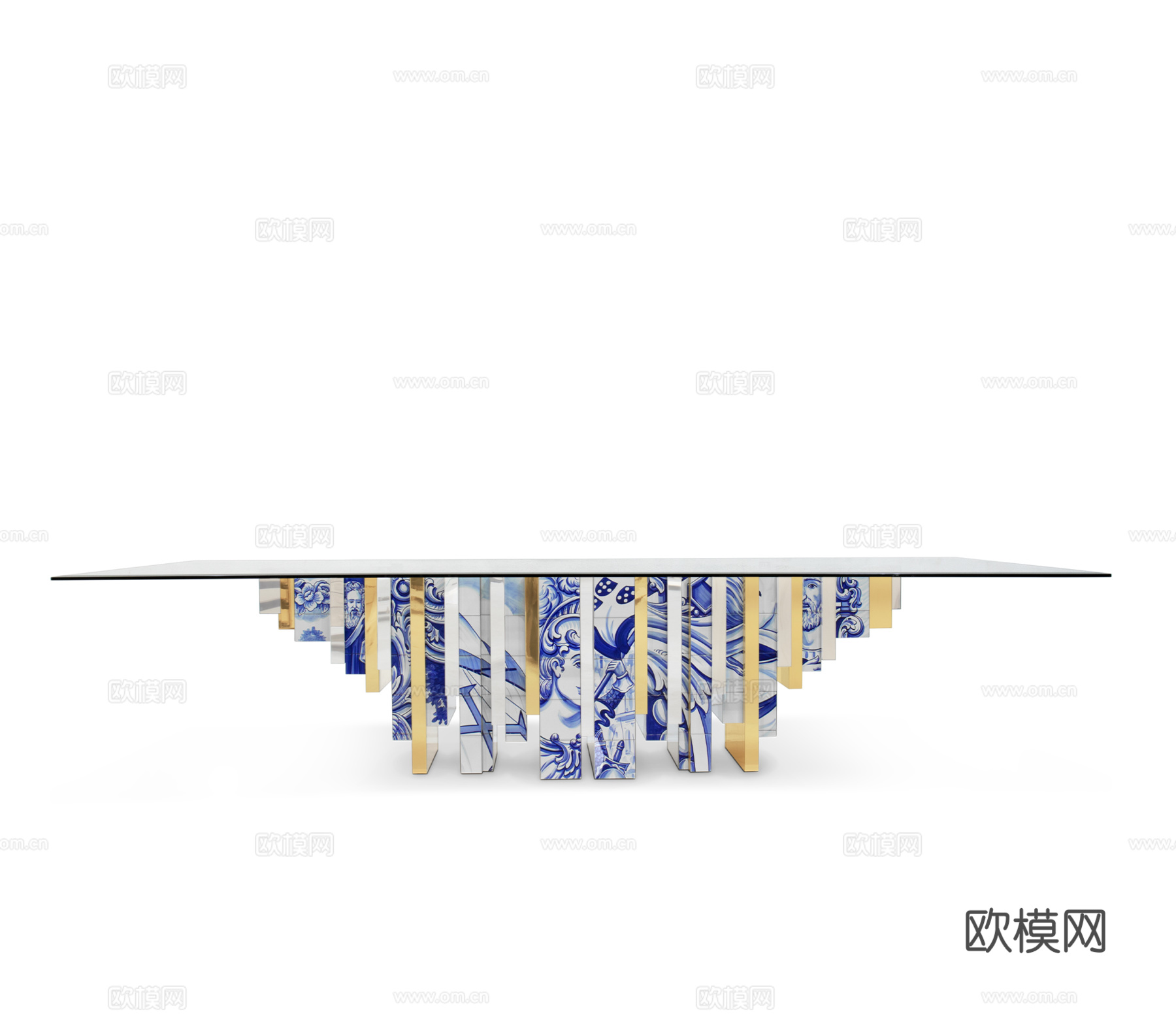 BOCA DOLOBO 意式餐桌3d模型下载（渲染图4）