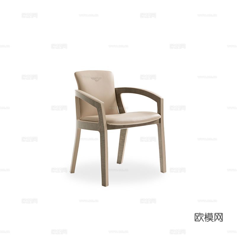 BENTLEY 意式餐椅3d模型下载（渲染图1）