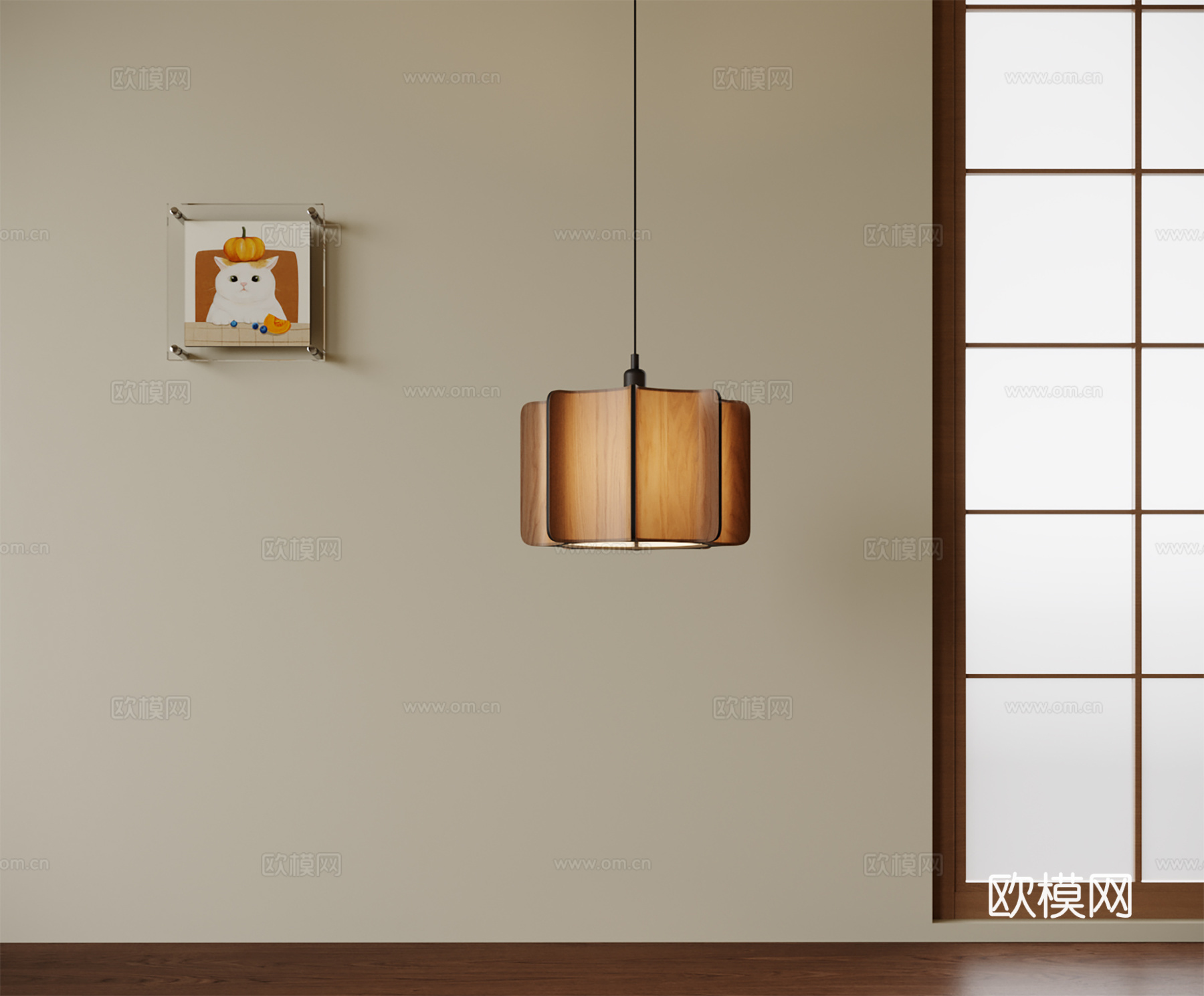 中古风吊灯 餐厅吊灯 床头吊灯 吧台吊灯3d模型