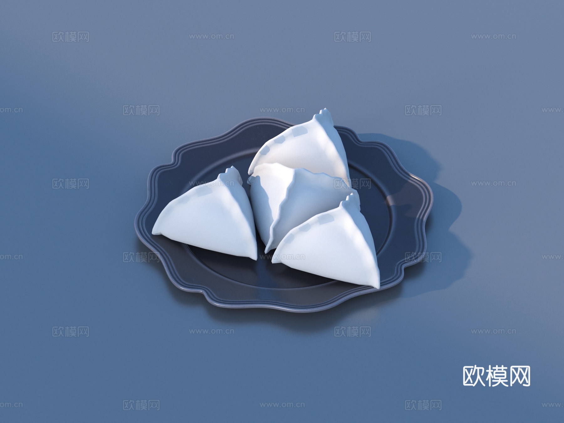 包子 肉包 菜包 美食 食物3d模型下载