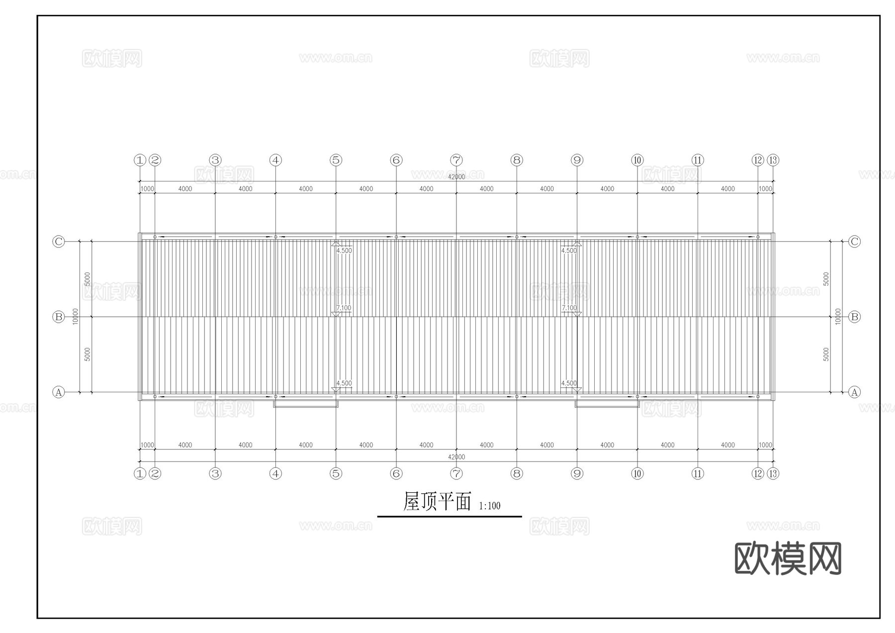 某车间设计方案图cad施工图