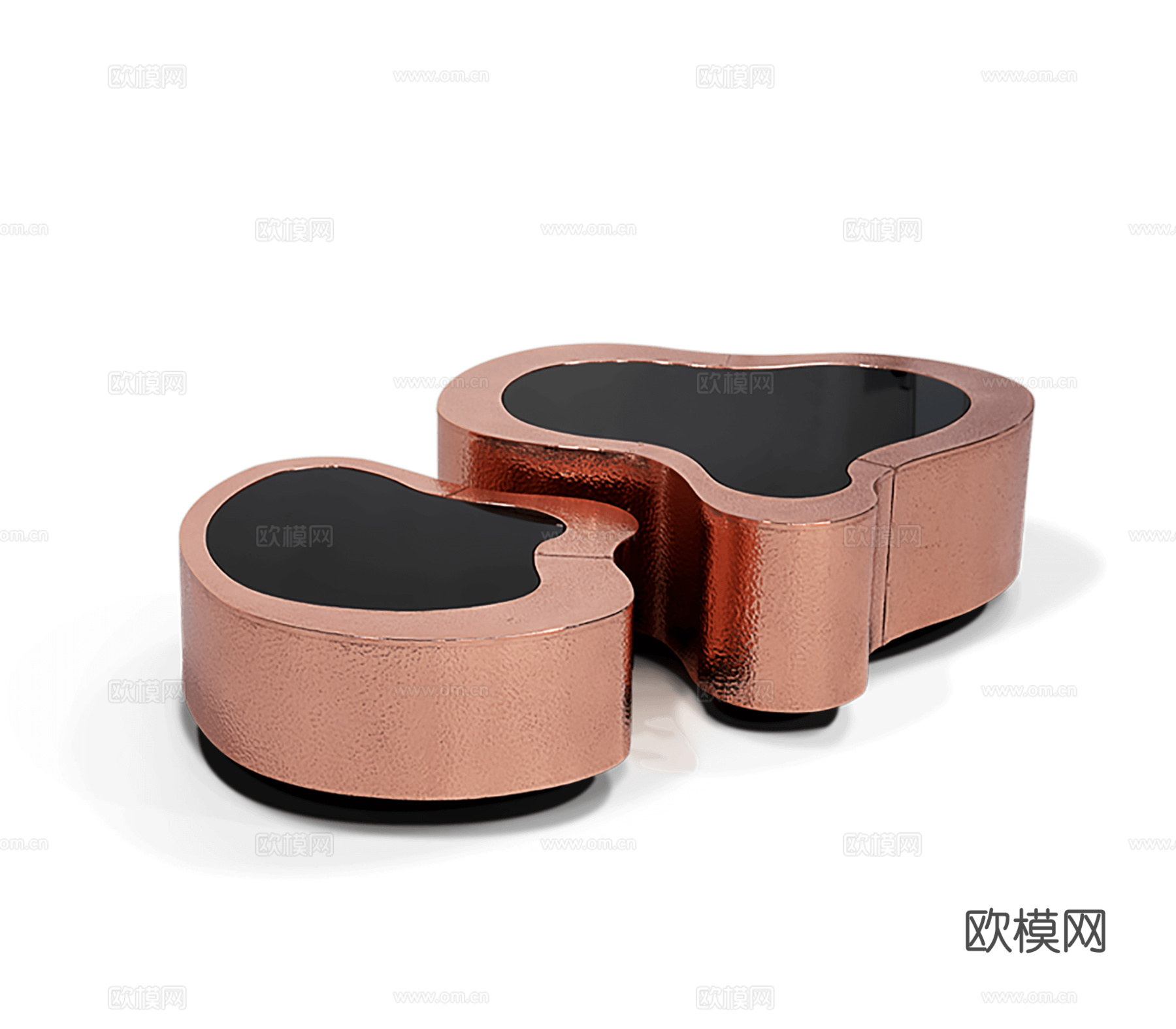 BOCA DOLOBO 意式组合茶几3d模型下载（渲染图2）