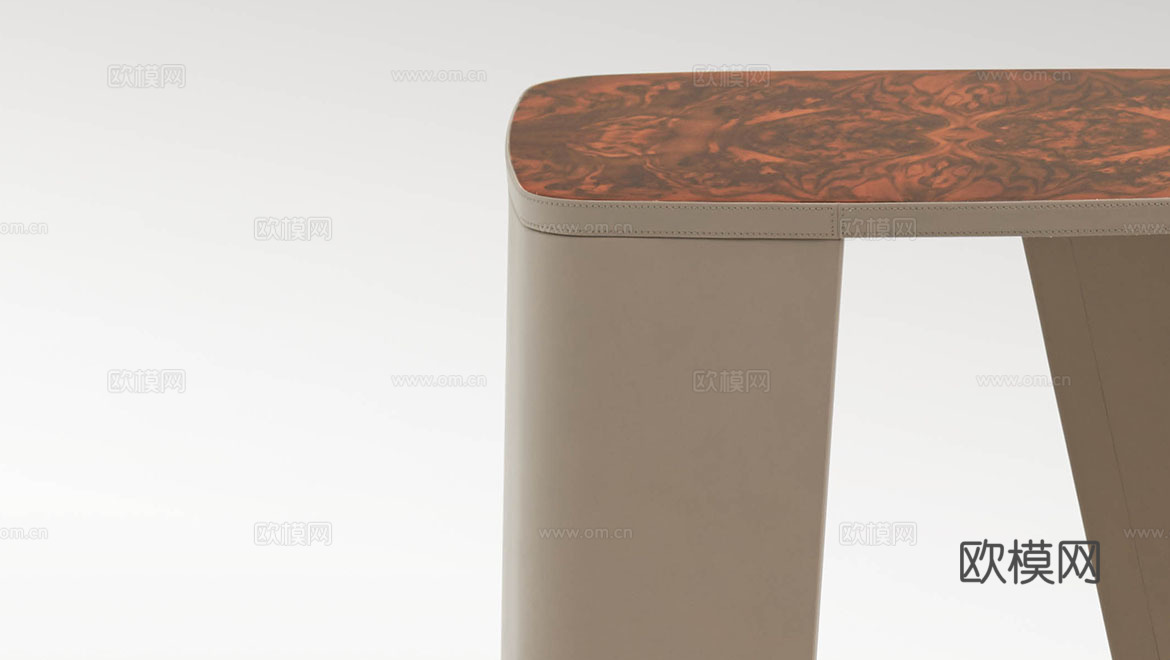 BENTLEY 意式书桌 书台3d模型下载（渲染图2）