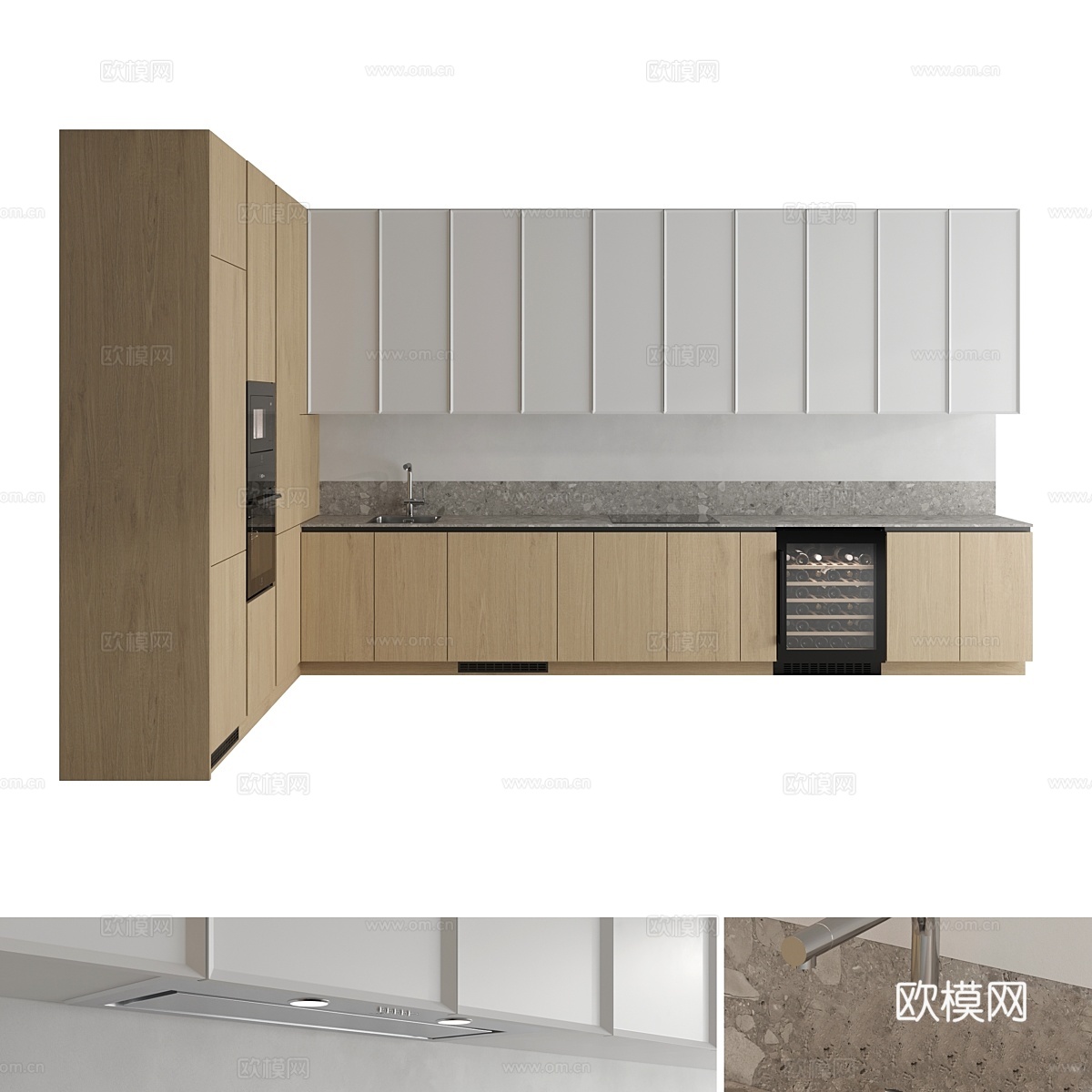 厨房套装 323d模型