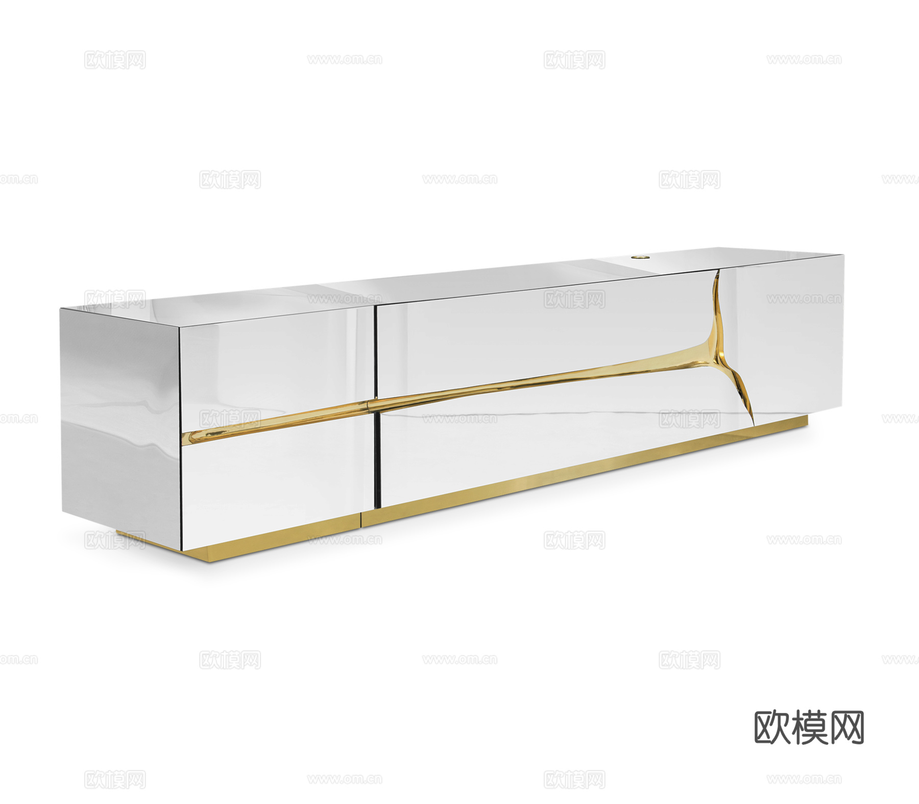 BOCA DOLOBO 意式电视柜3d模型下载（渲染图1）