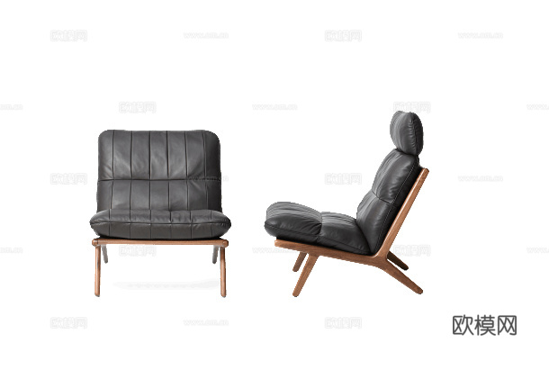 de Sede 单人沙发3d模型下载（渲染图1）