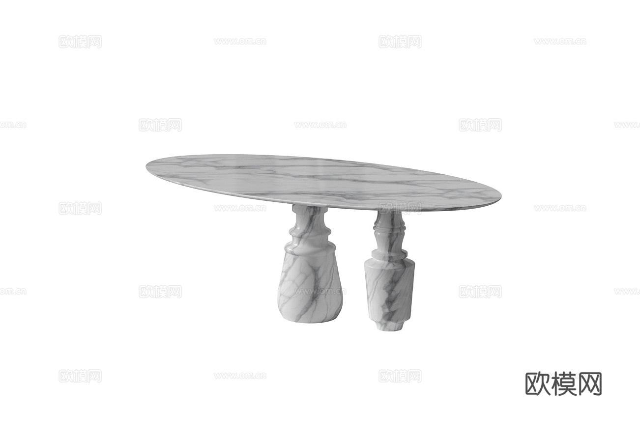 BOCA DOLOBO 意式端景台3d模型下载（渲染图1）