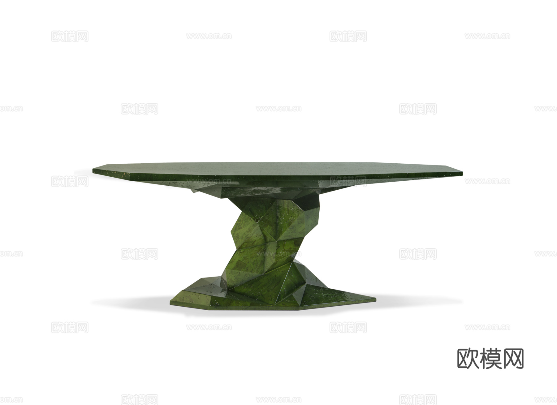 BOCA DOLOBO 意式石头餐桌3d模型下载（渲染图1）