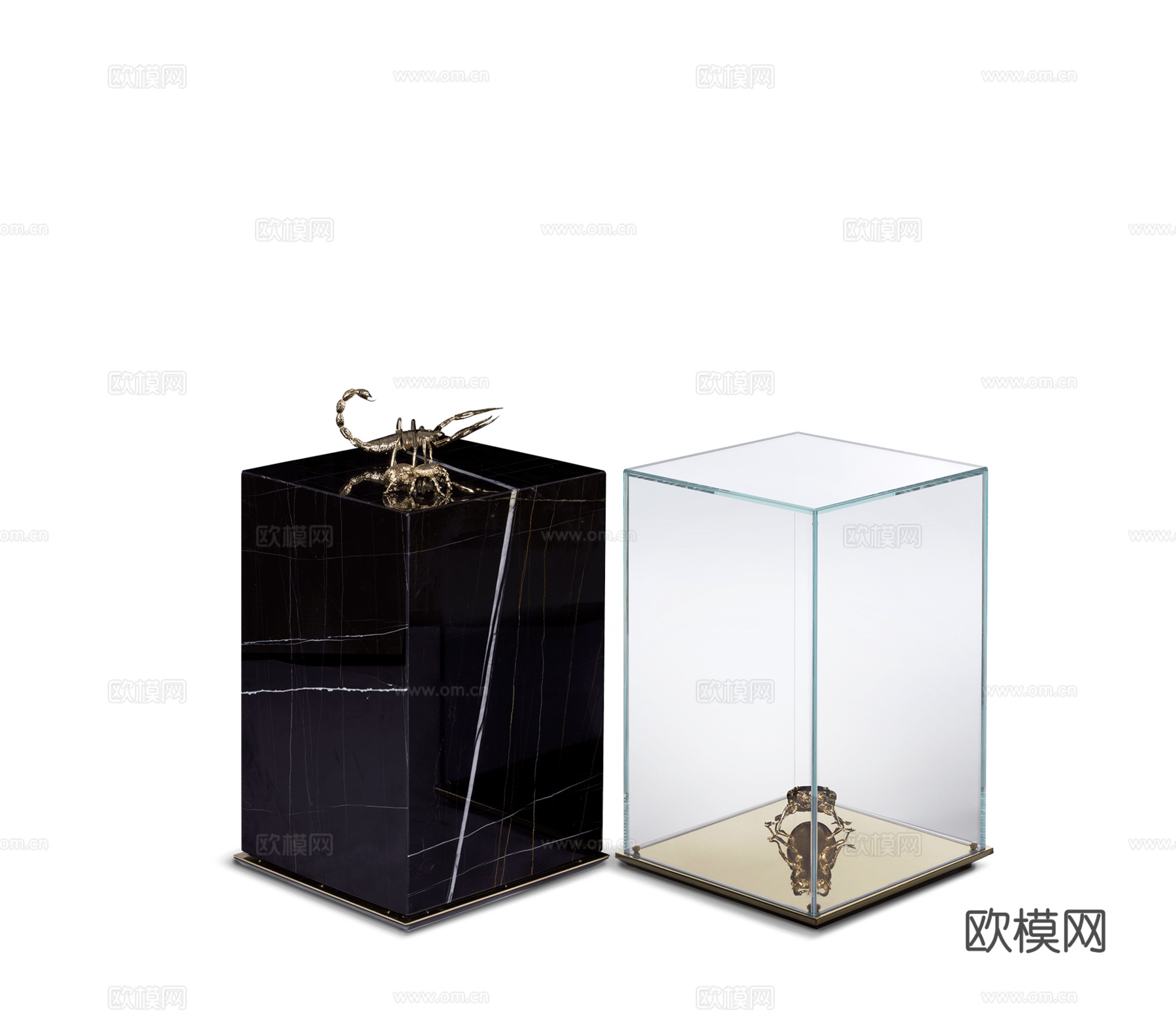 BOCA DOLOBO 意式角几3d模型下载（渲染图1）