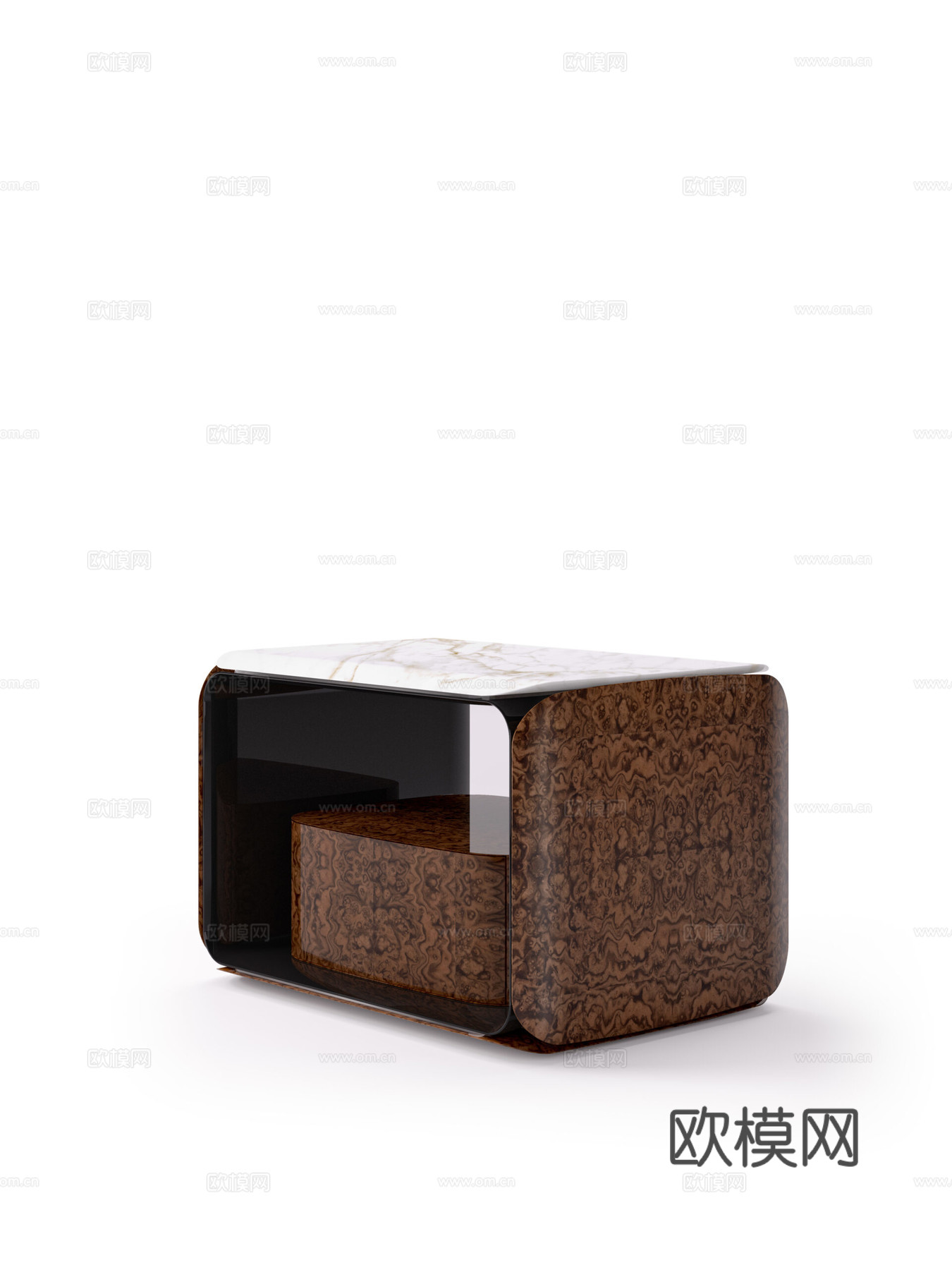 BENTLEY 意式床头柜3d模型下载（渲染图1）