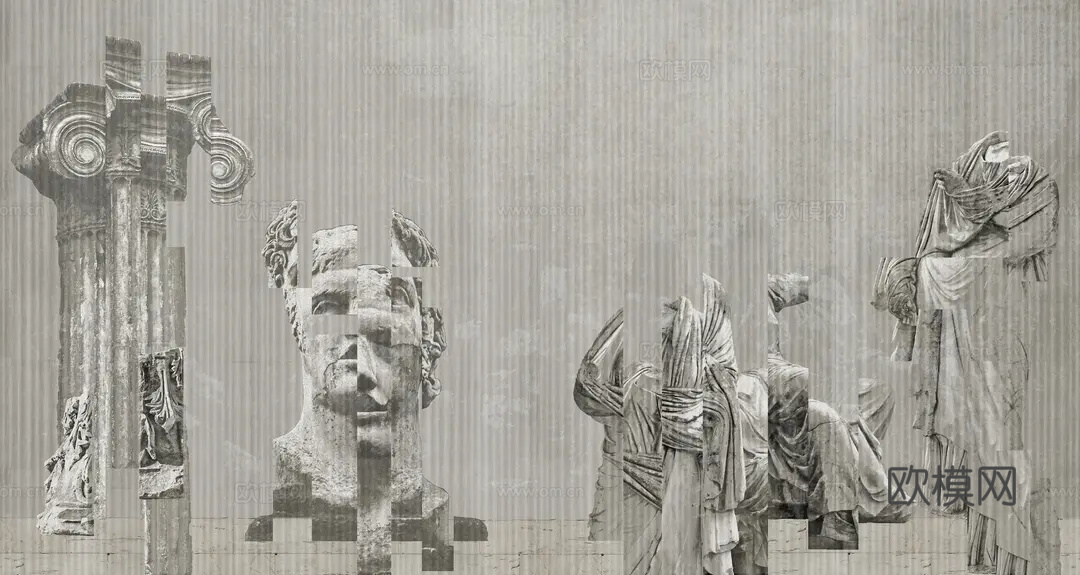 灰色抽象壁纸