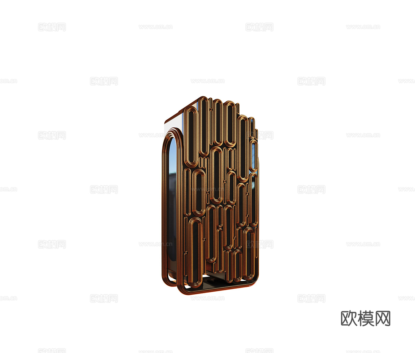 BOCA DOLOBO 意式斗柜 厅柜3d模型下载（渲染图4）