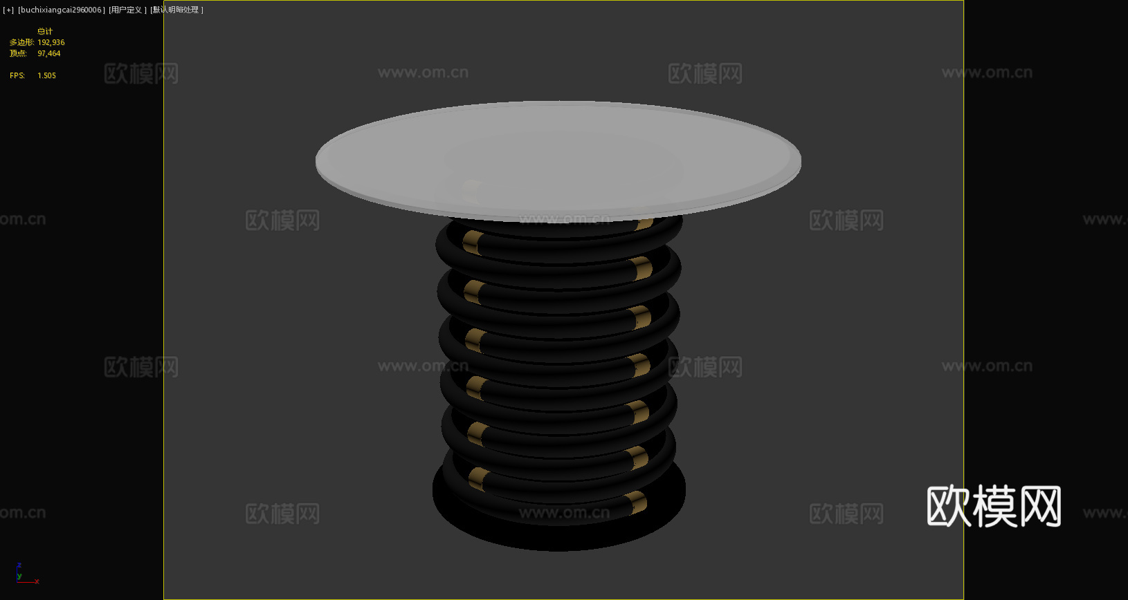 现代边几 现代圆几 现代茶几 茶几 圆几 玻璃圆几3d模型