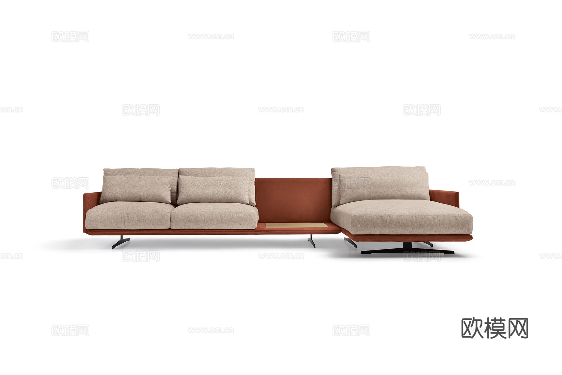 DAYTONA 意式转角沙发3d模型下载（渲染图2）