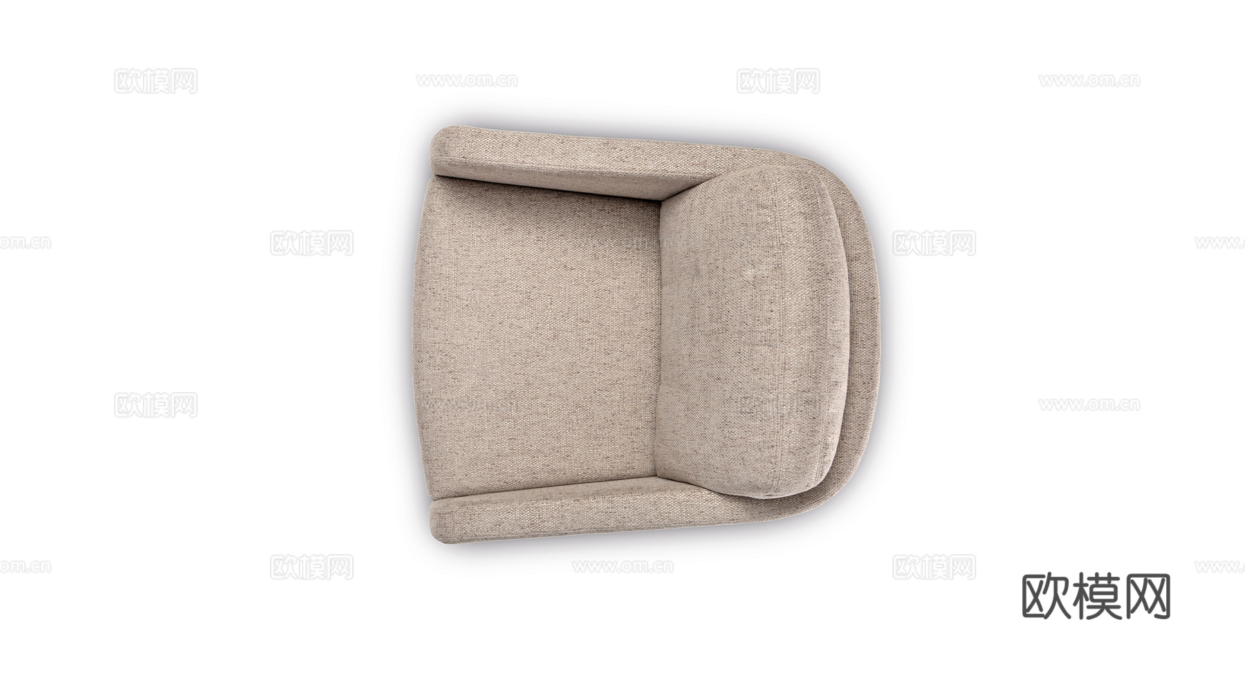 DAYTONA 单人沙发3d模型下载（渲染图5）