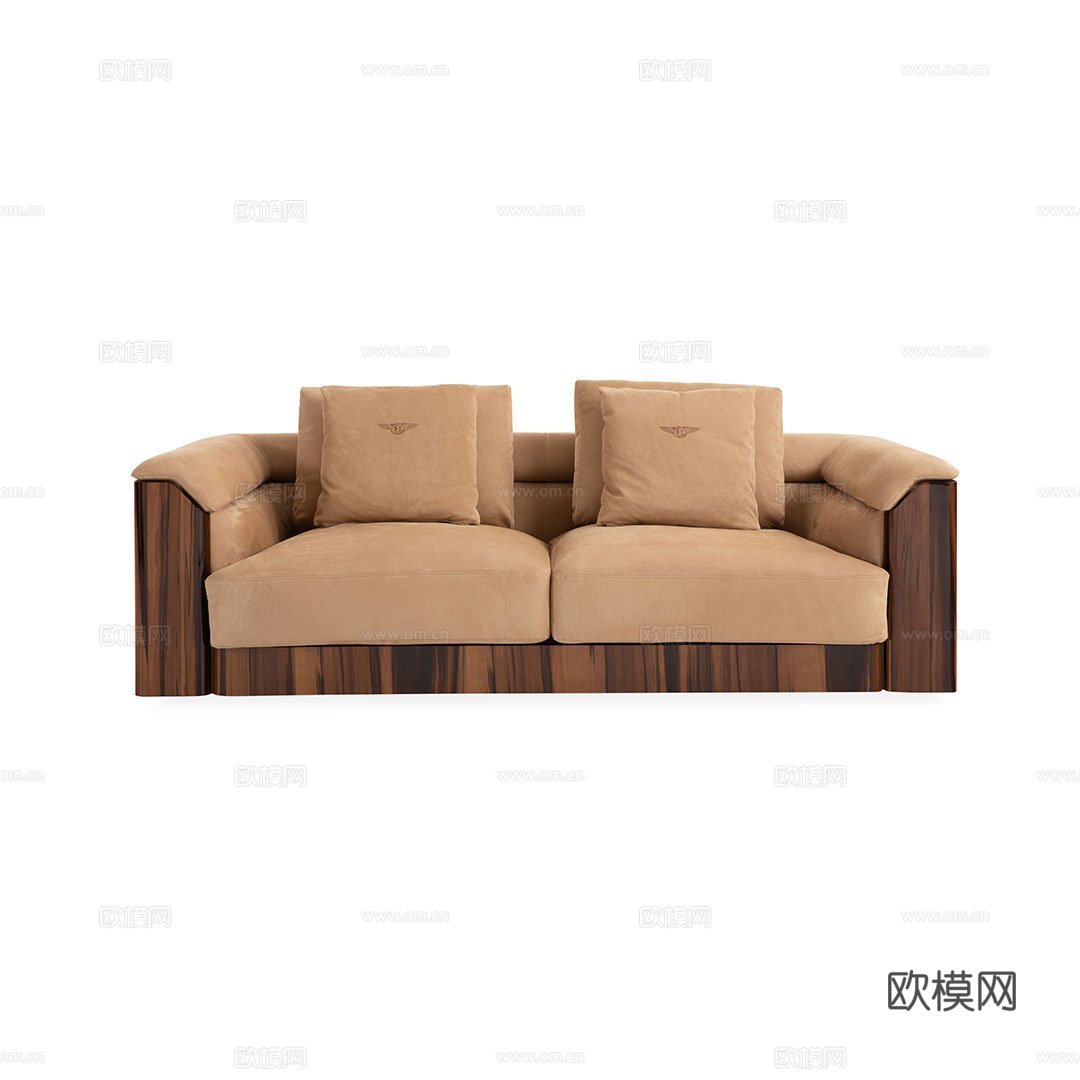 BENTLEY 意式双人沙发3d模型下载（渲染图2）