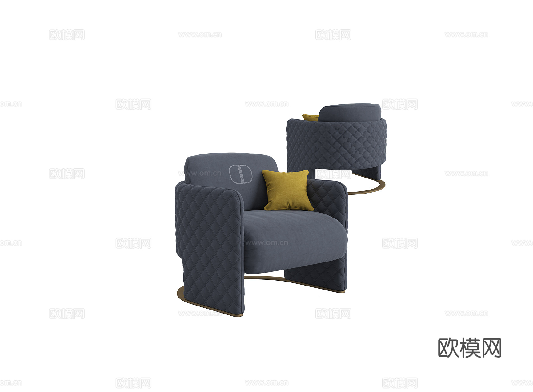 DAYTONA 单人沙发3d模型下载（渲染图4）