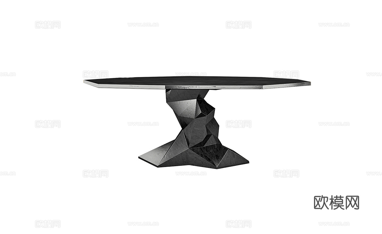 BOCA DOLOBO 意式餐桌3d模型下载（渲染图1）