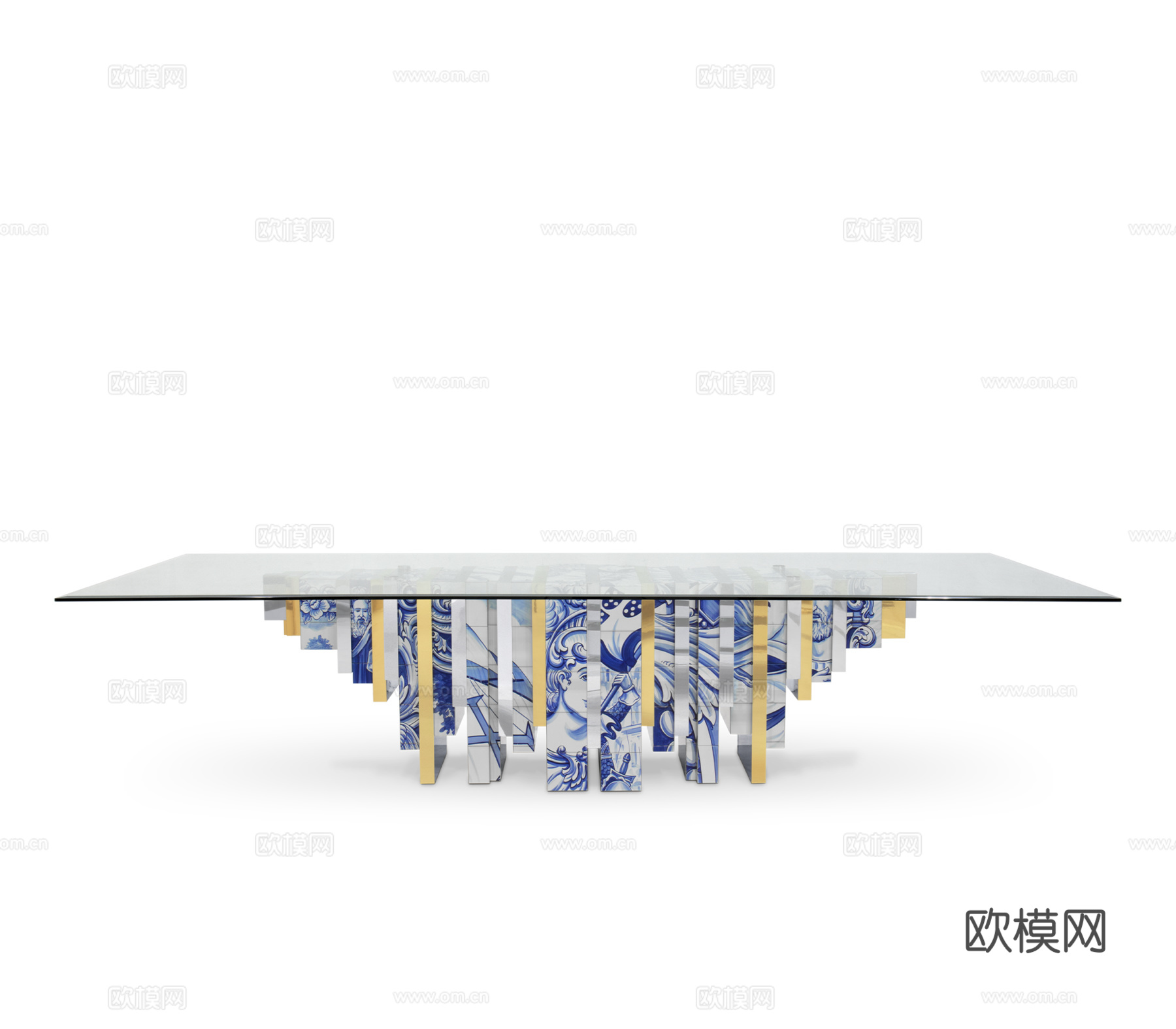 BOCA DOLOBO 意式餐桌3d模型下载（渲染图1）