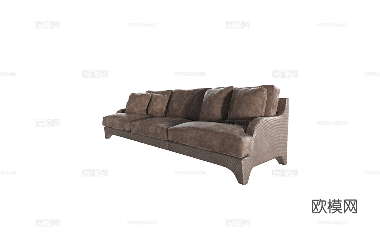 DAYTONA 三人沙发3d模型下载（渲染图1）