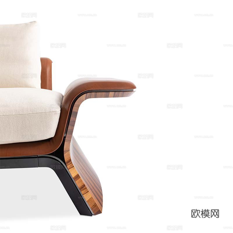 BENTLEY 意式双人沙发3d模型下载（渲染图3）