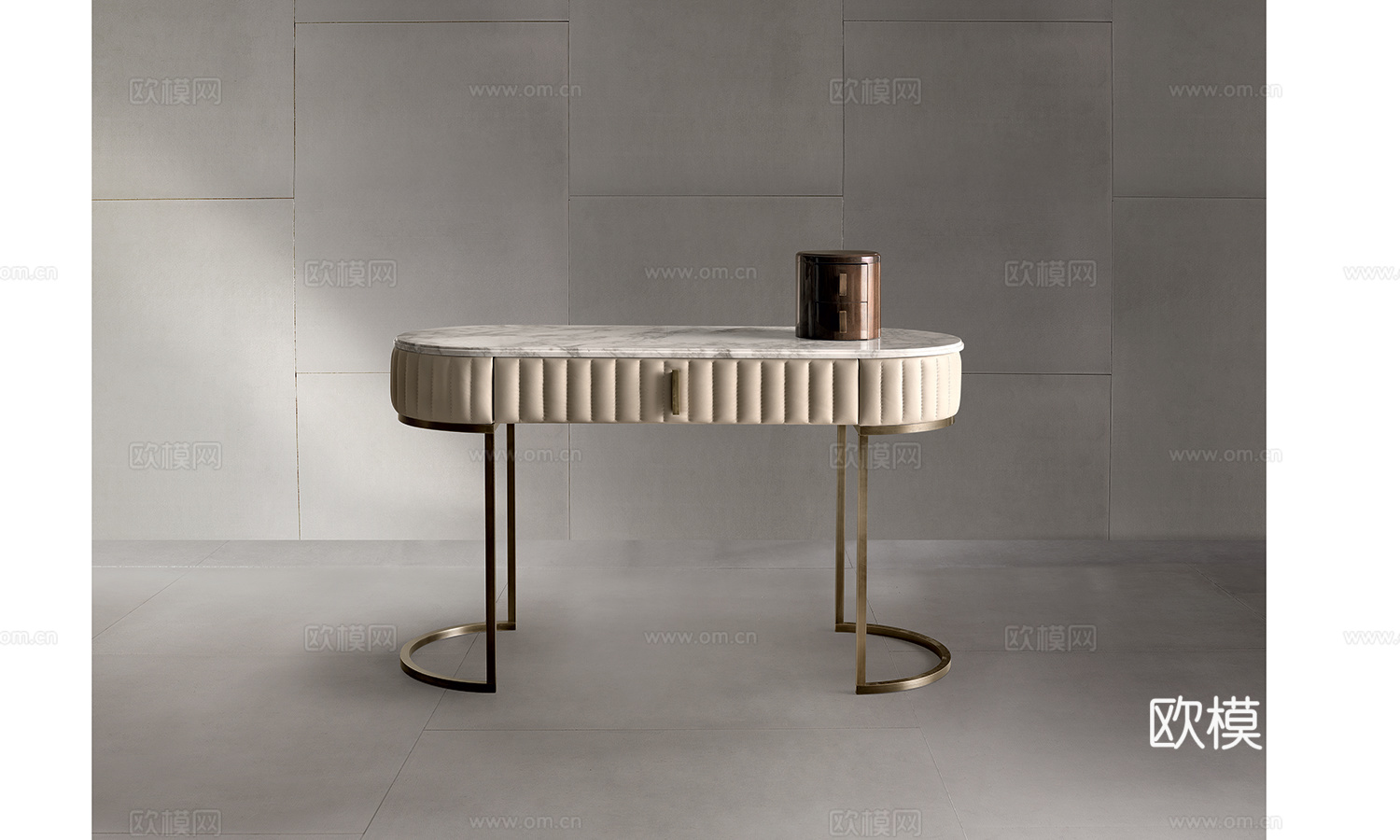 DAYTONA 轻奢梳妆台3d模型下载（渲染图2）