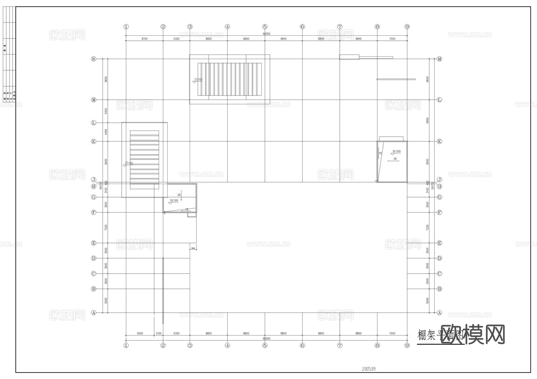 某车间建筑方案cad施工图