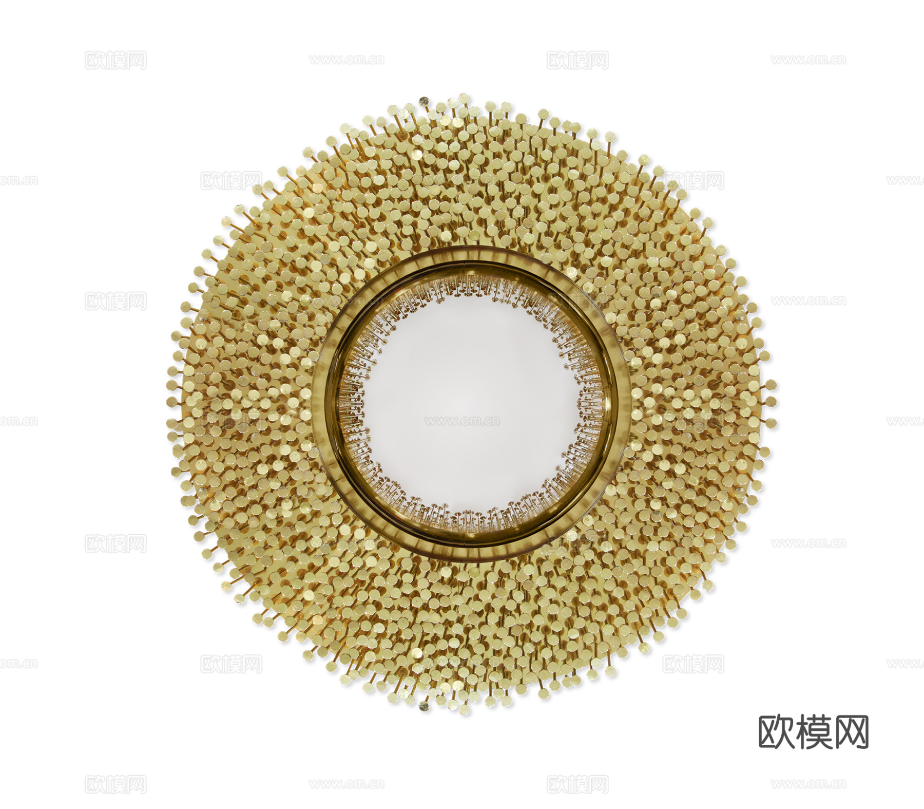 BOCA DOLOBO 意式镜子 挂镜3d模型下载（渲染图1）