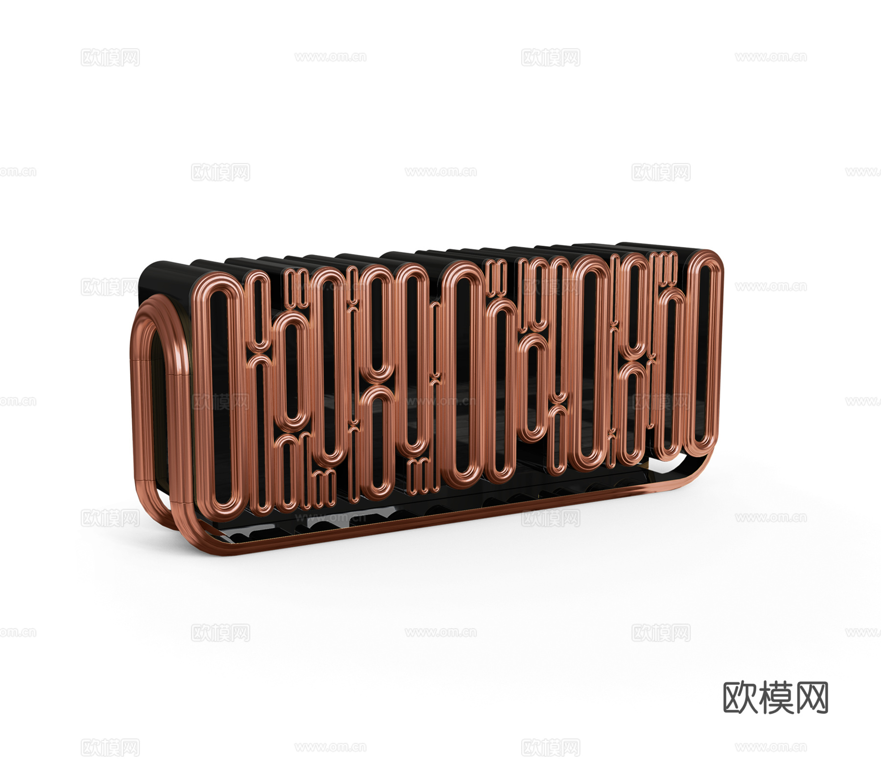 BOCA DOLOBO 意式斗柜边柜3d模型下载（渲染图3）