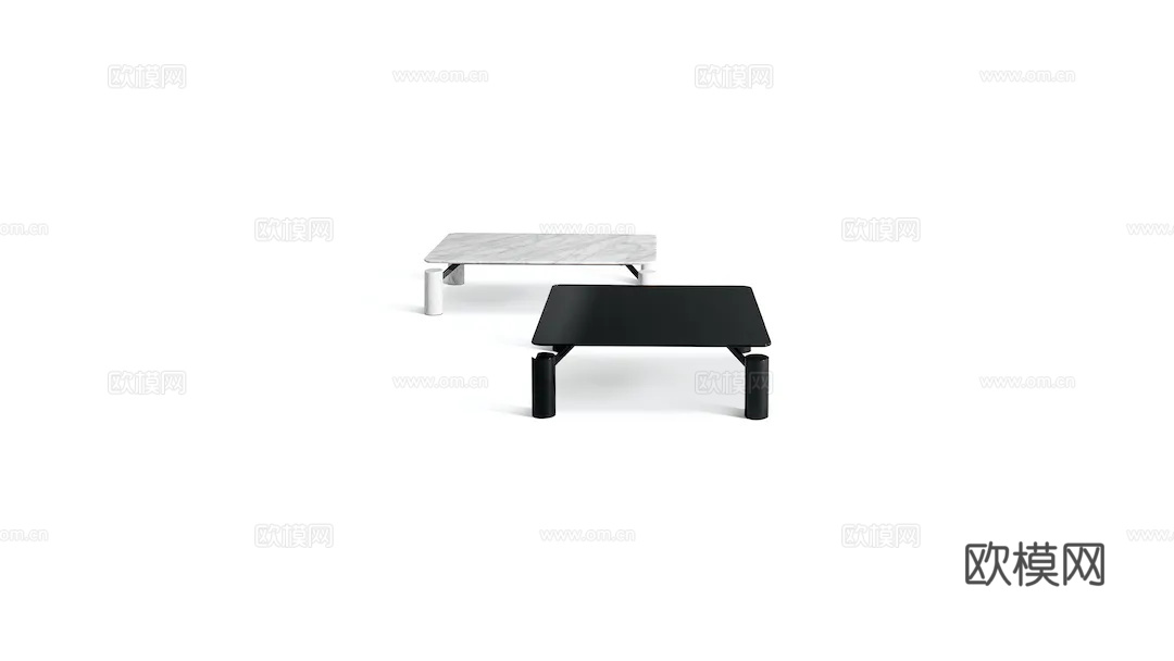 BONALDO 方茶几3d模型下载（渲染图1）