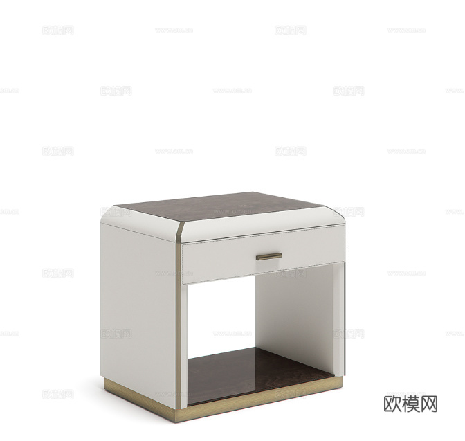 CAPITAL 意式床头柜3d模型下载（渲染图3）