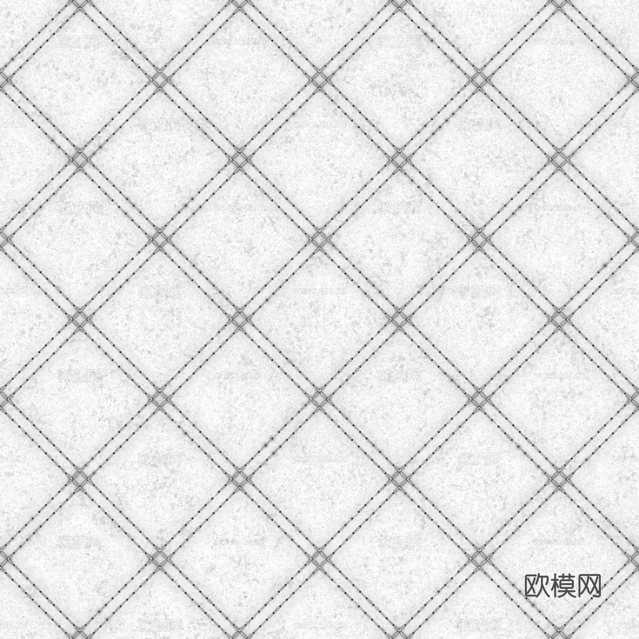无缝棕红色软包皮革PBR贴图 2k