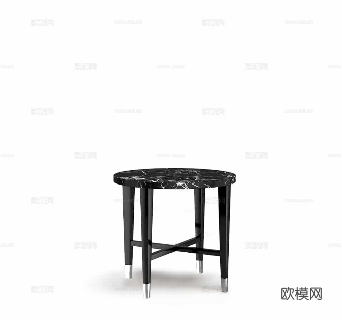 CAPITAL 意式边几 圆几3d模型下载（渲染图2）