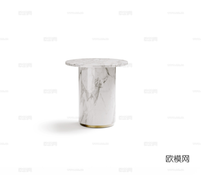 CAPITAL 意式边几 圆几3d模型下载（渲染图2）