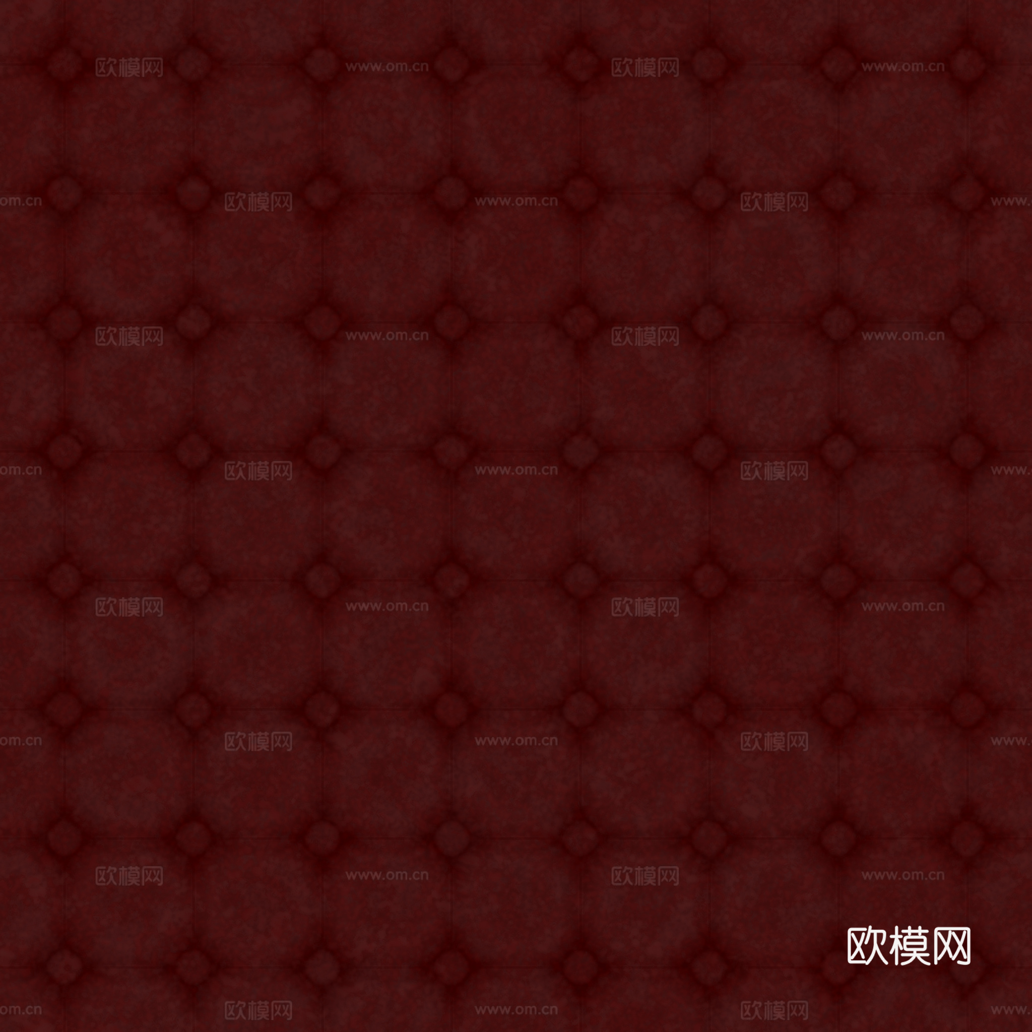 无缝酒红色软包皮革PBR贴图 2k