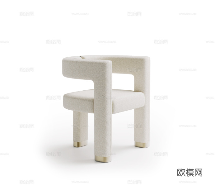 CAPITAL 意式餐椅3d模型下载（渲染图7）