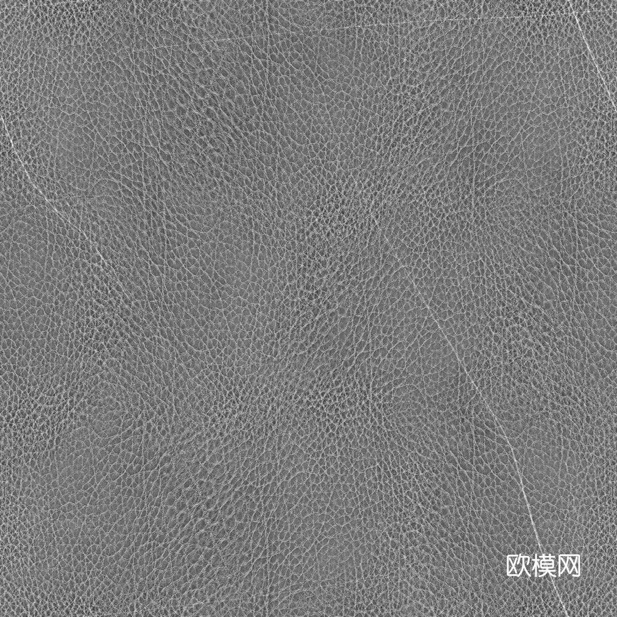 无缝棕红色粗纹皮革PBR贴图 2k