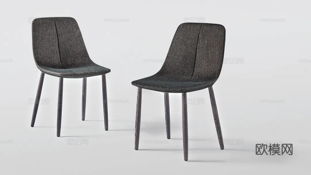 BONALDO 餐椅3d模型下载（渲染图2）