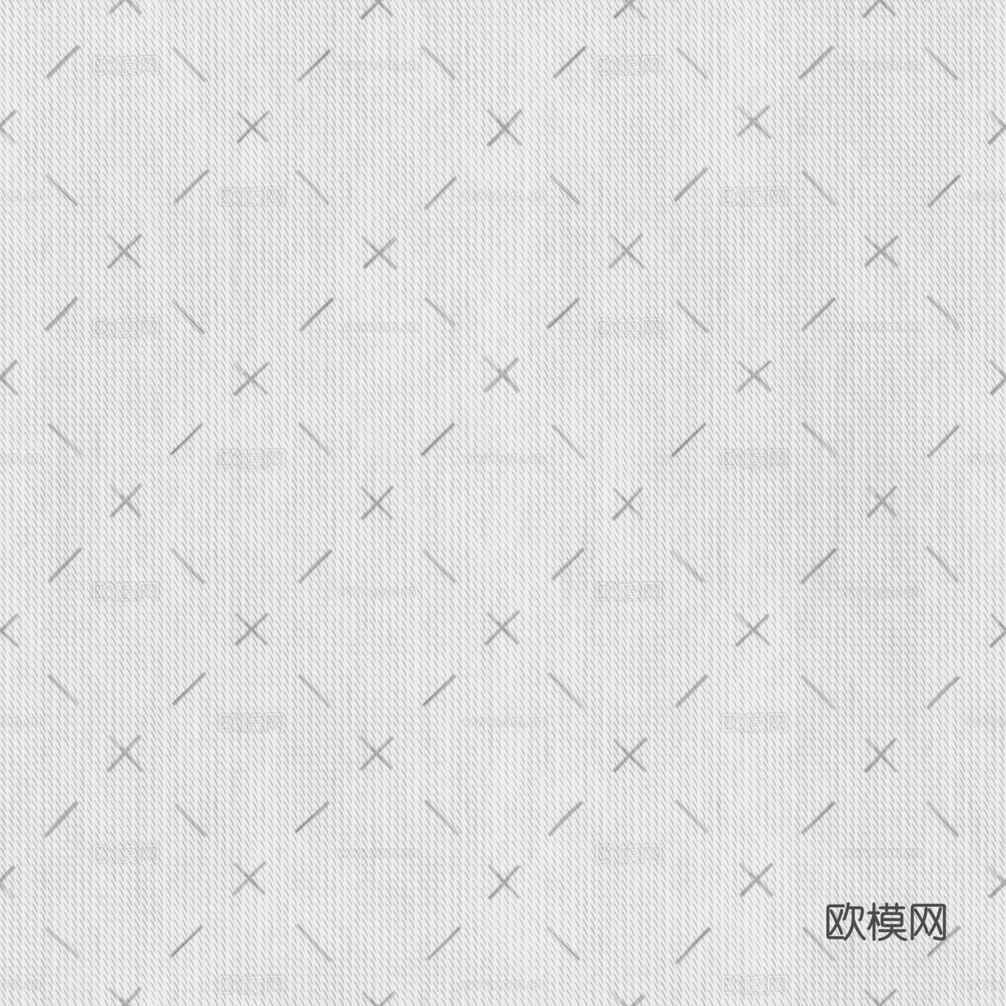 无缝红色线条花纹软包PBR贴图 2k