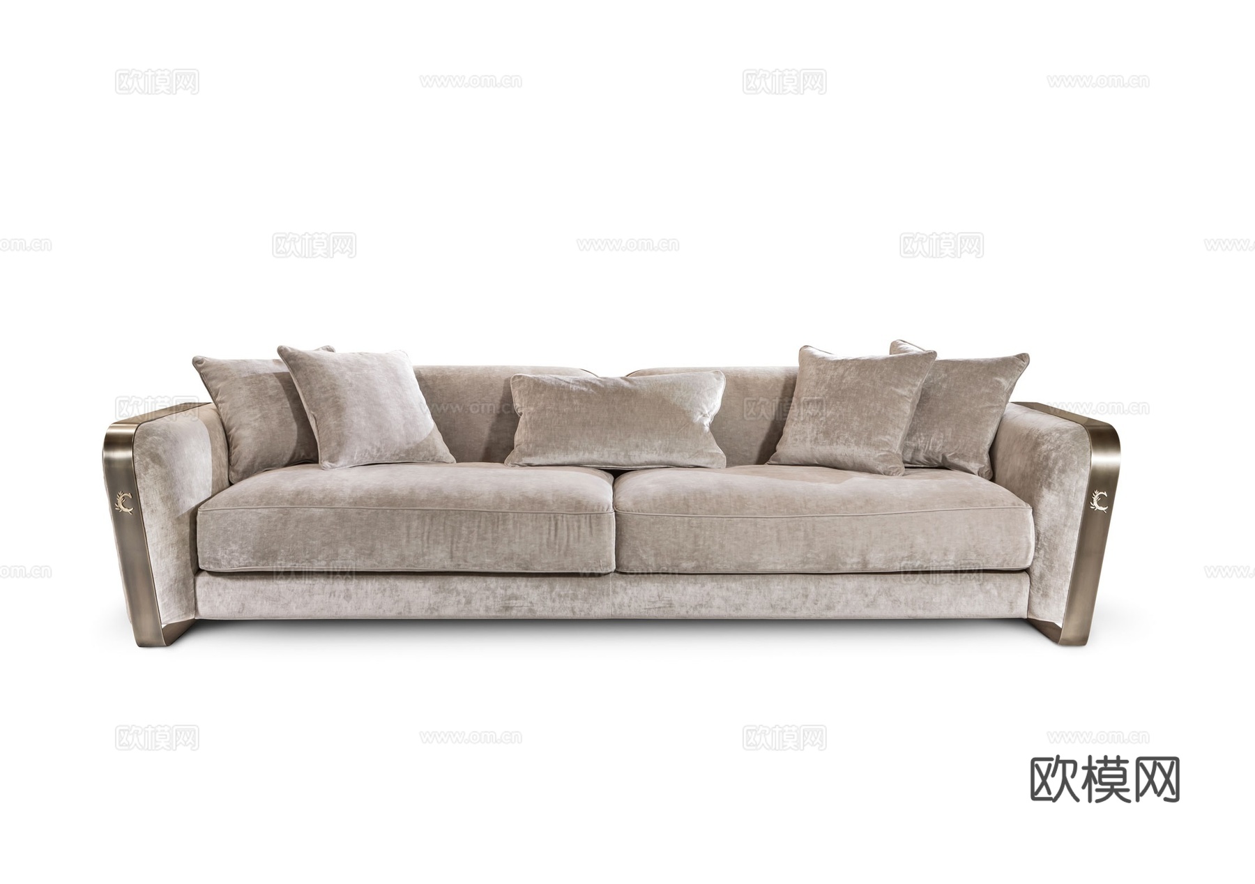 CANTORI 轻奢双人沙发3d模型下载