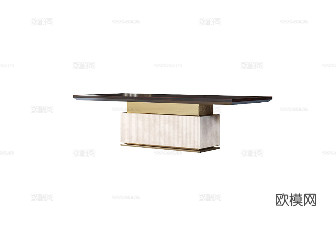 CAPITAL 意式餐桌3d模型下载（渲染图2）