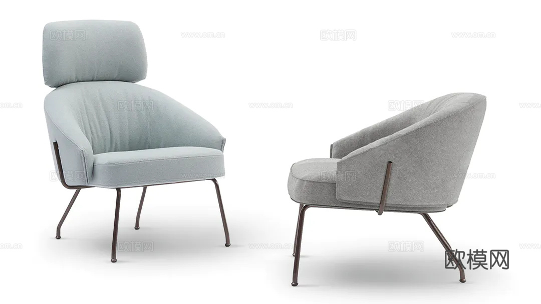 BONALDO 休闲椅3d模型下载（渲染图2）