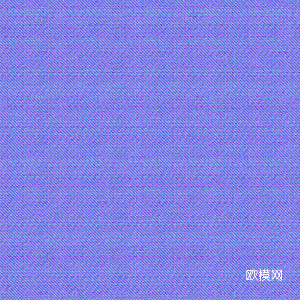 无缝墨蓝色布纹布料PBR贴图 1k
